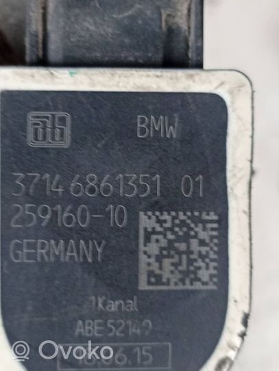 BMW 4 F32 F33 Sensore di livello altezza posteriore sospensioni pneumatiche 6861351