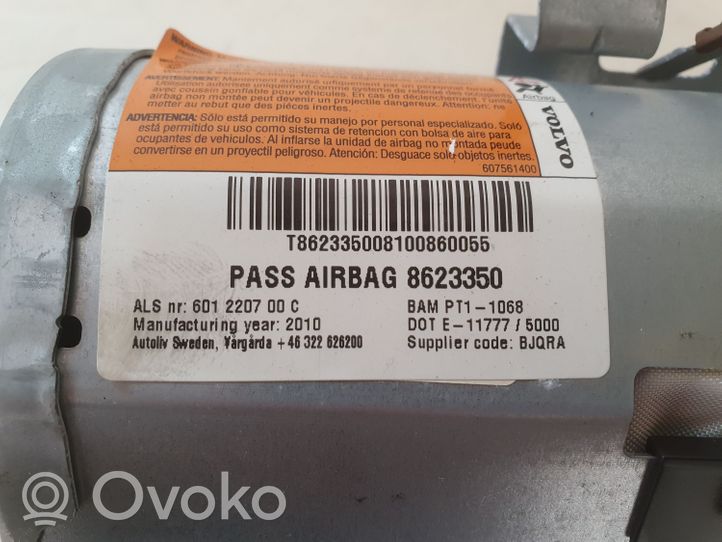 Volvo S40 Poduszka powietrzna Airbag pasażera 8623350