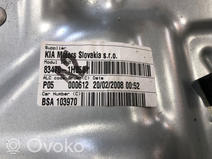 KIA Ceed Takaikkunan nostomekanismi ilman moottoria 834701H050