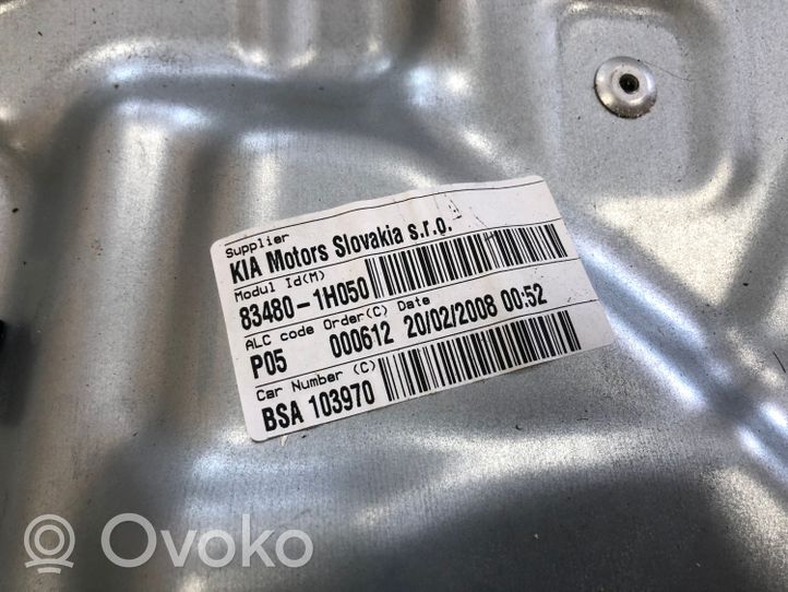 KIA Ceed Takaikkunan nostomekanismi ilman moottoria 834801H050