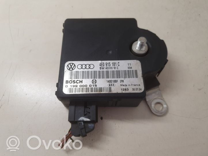 Audi A8 S8 D3 4E Module de contrôle de batterie 4E0915181C