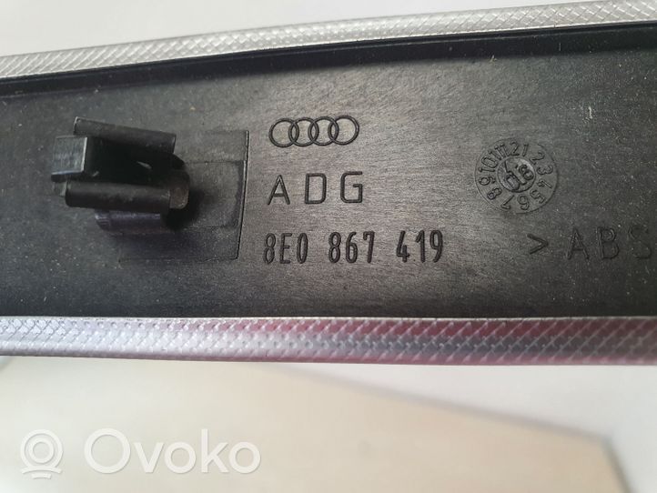 Audi A4 S4 B7 8E 8H Rivestimento della portiera posteriore 8E0867419