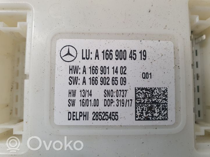 Mercedes-Benz GLE (W166 - C292) Unité de contrôle SAM A1669004519