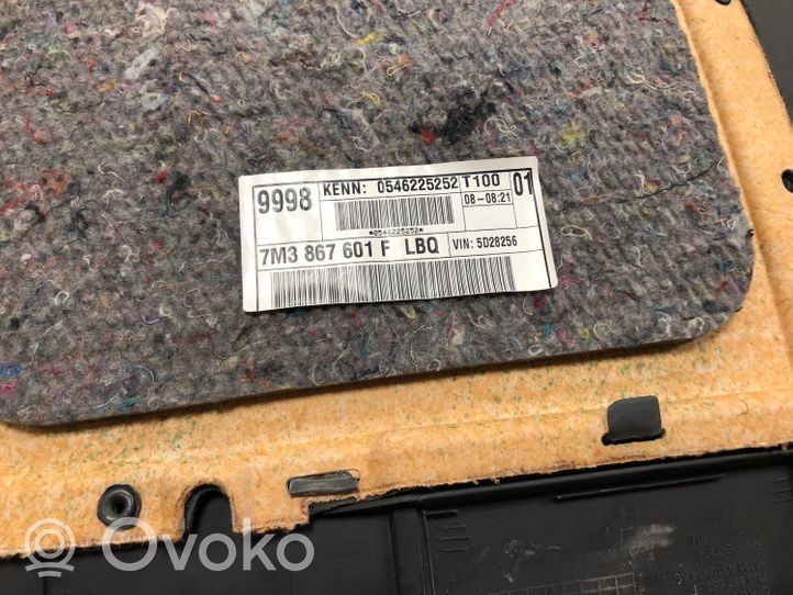 Ford Galaxy Poszycie / Tapicerka tylnej klapy bagażnika 7M3867601F