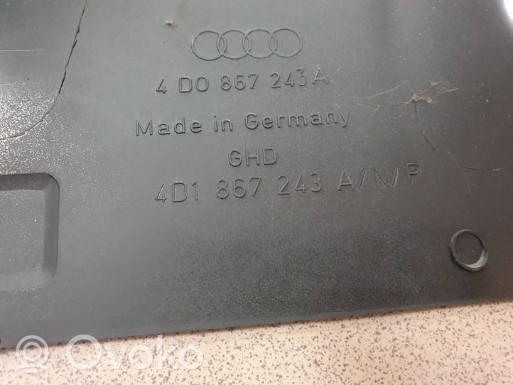 Audi A8 S8 D2 4D Rivestimento montante (B) (fondo) 4D1867243A