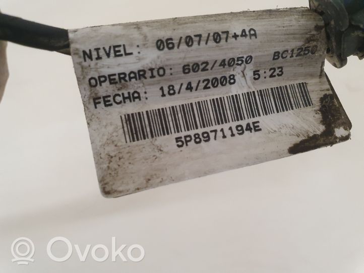 Seat Altea XL Wiązka przewodów czujnika parkowania PDC 5P8971194E