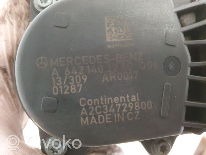 Mercedes-Benz S W222 EGR-venttiili A6421402260