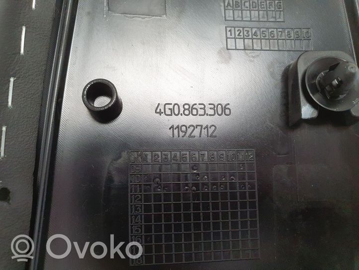 Audi A6 S6 C7 4G Keskikonsolin etusivuverhoilu 4G0863306