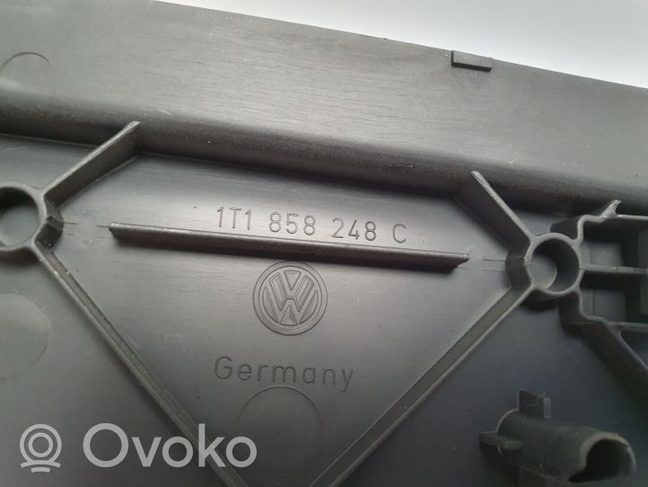 Volkswagen Touran I Moldura del extremo lateral de panel 1T1858248C