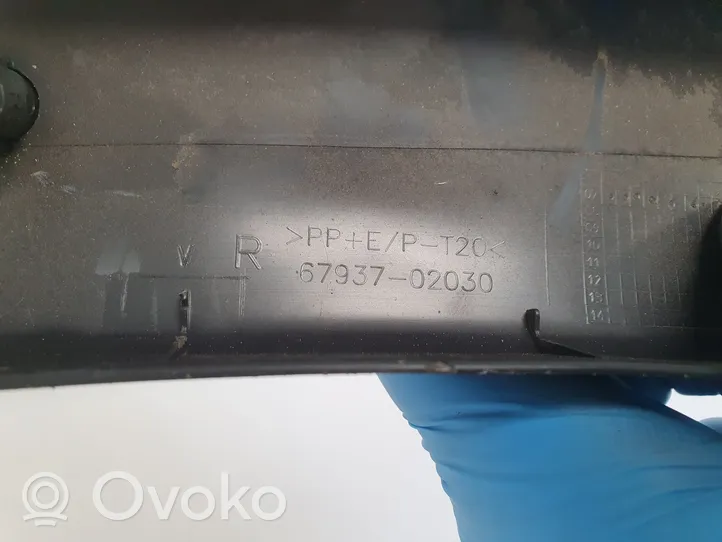 Toyota Auris 150 Poszycie / Tapicerka tylnej klapy bagażnika 6793702030