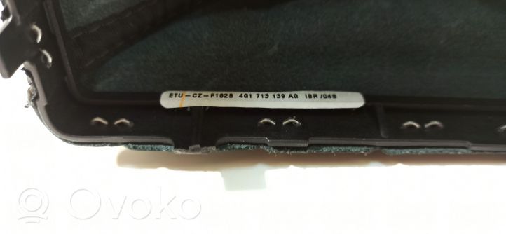 Audi A6 S6 C7 4G Rivestimento in pelle/manopola della leva del cambio 4G1713139AG