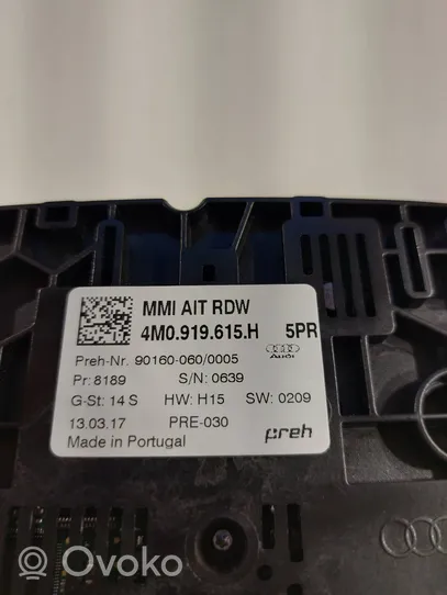 Audi Q7 4M MMI control unit 4M0919615H