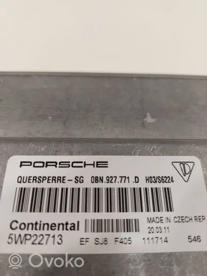 Porsche Cayenne (92A) Centralina/modulo del motore 0BN927771D