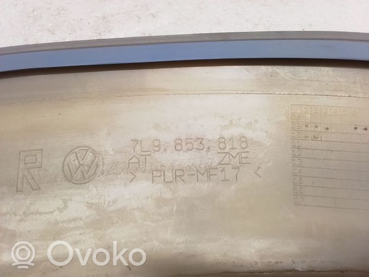 Volkswagen Touareg I Takalokasuojan muotolista 7L9853818