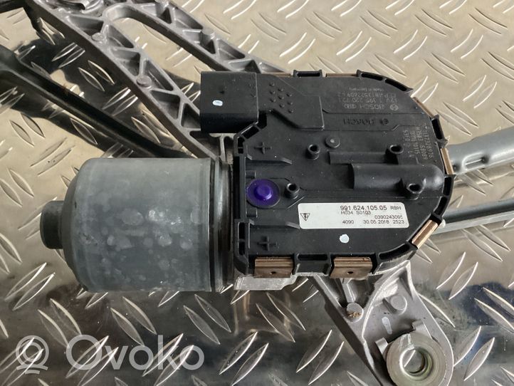 Porsche 911 991 Mechanizm wycieraczek szyby przedniej / czołowej 99162410505