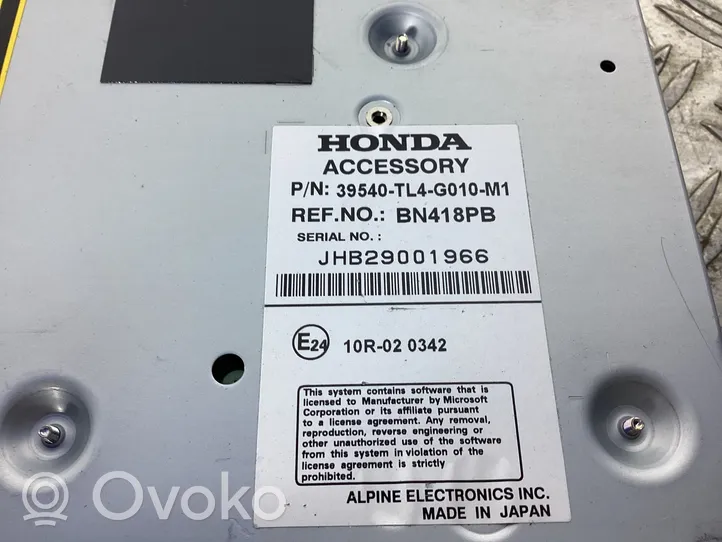 Honda Accord Changeur CD / DVD 39540TL4G010M1