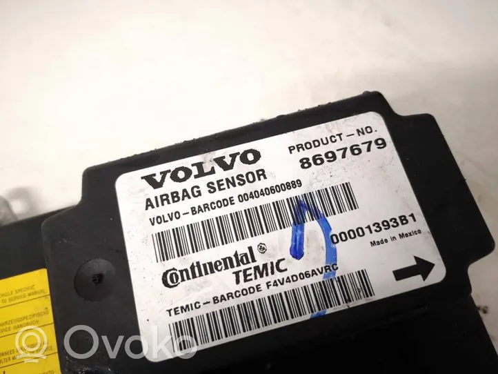 Volvo V50 Turvatyynyn ohjainlaite/moduuli 8697679