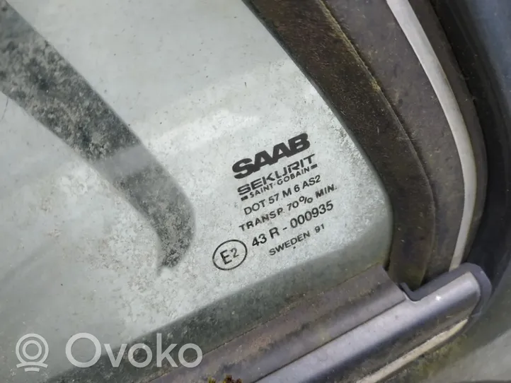 Saab 9000 CS Szyba karoseryjna drzwi tylnych 