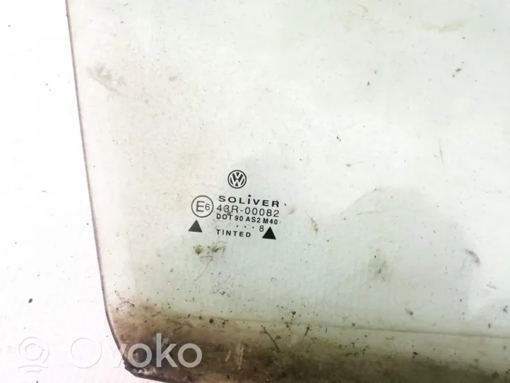 Volkswagen PASSAT B5 Etuoven ikkunalasi, neliovinen malli 