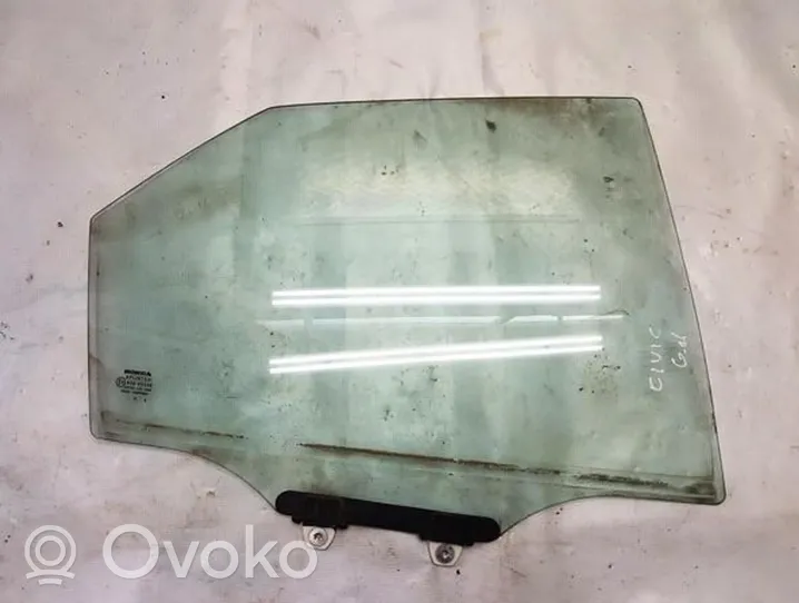 Honda Civic Rear door window glass 