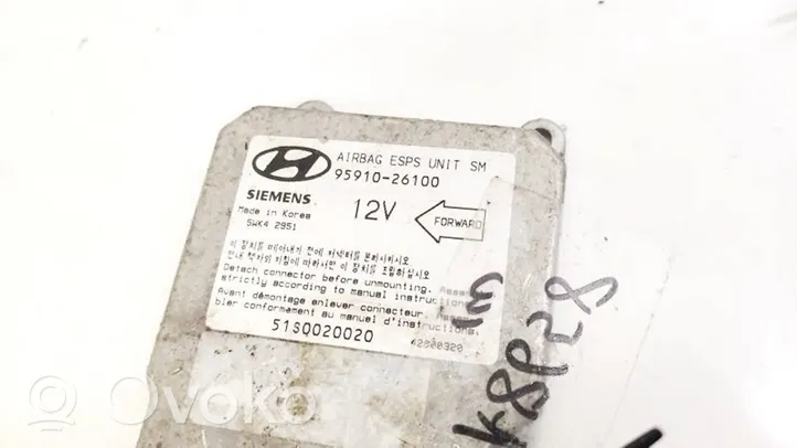 Hyundai Santa Fe Gaisa spilvenu vadības bloks 9591026100