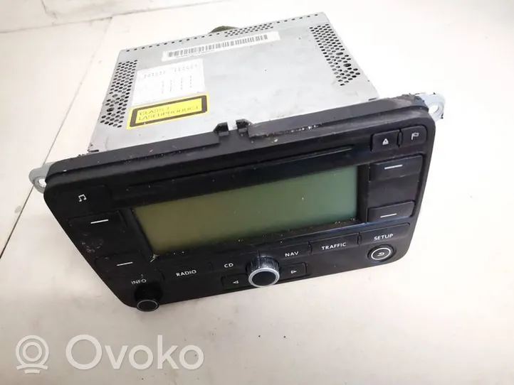 Volkswagen PASSAT B6 Radio/CD/DVD/GPS-pääyksikkö 1k0035191e