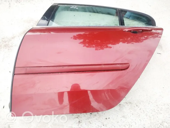 Renault Laguna III Drzwi tylne raudonos