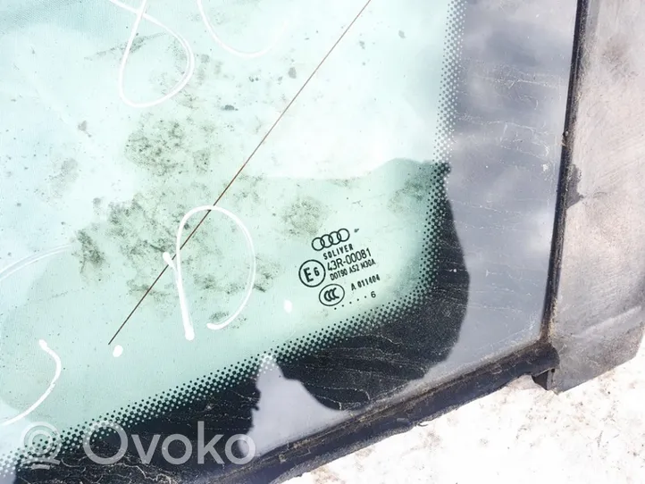 Audi A6 S6 C6 4F Rear side window/glass 