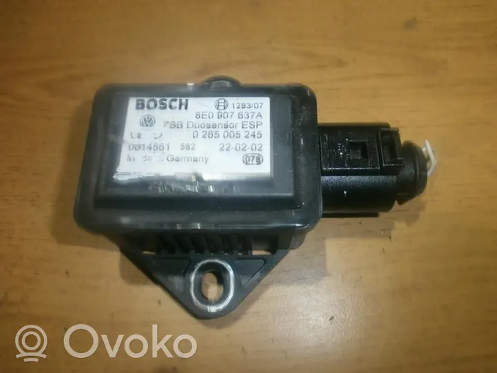 Audi A4 S4 B6 8E 8H Sensore di imbardata accelerazione ESP 0265005245