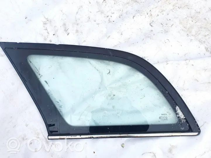 Toyota Avensis T250 Seitenfenster Seitenscheibe hinten 