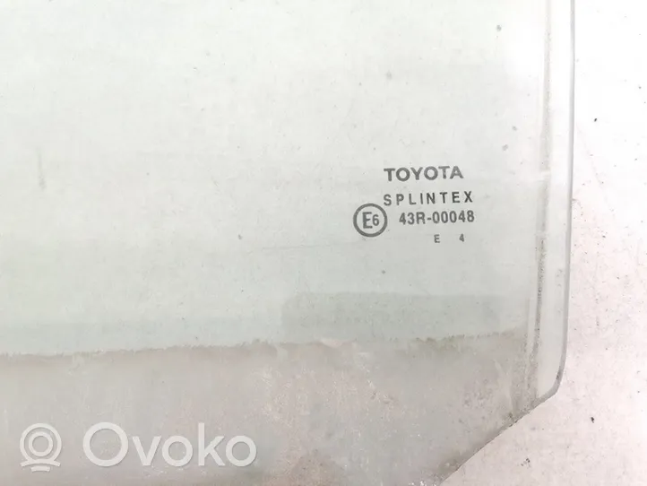 Toyota Yaris Rear door window glass 