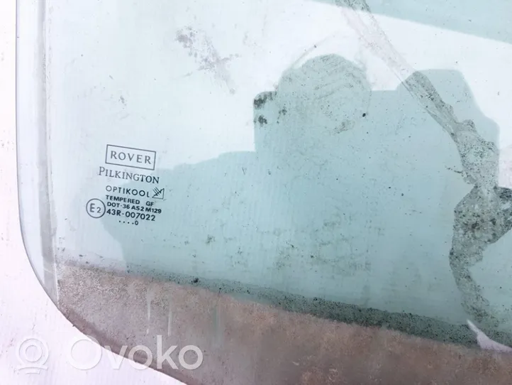 Rover 25 aizmugurējo durvju stikls 