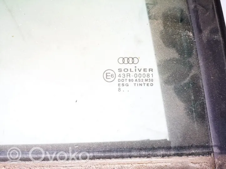 Audi A6 S6 C5 4B Pagrindinis galinių durų stiklas 