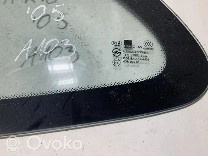 KIA Rio Rear side window/glass 