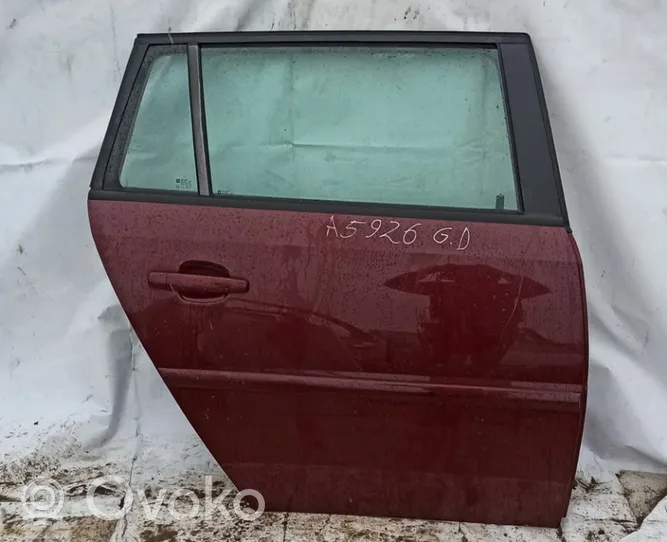 Opel Vectra C Rear door Raudona