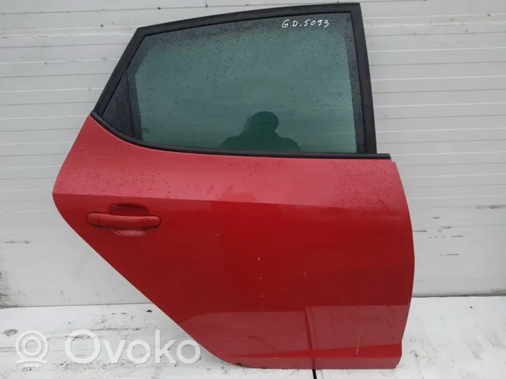 Seat Ibiza IV (6J,6P) Задняя дверь raudona