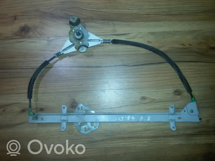 Ford Escort Sliding door window regulator with motor 91aba23200af