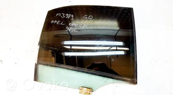 Opel Omega B1 Rear door window glass 