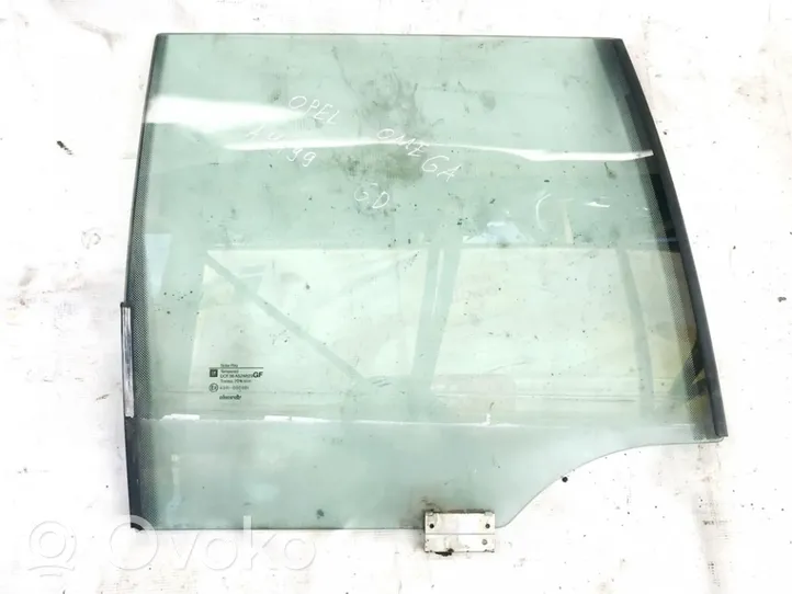 Opel Omega B1 Rear door window glass 