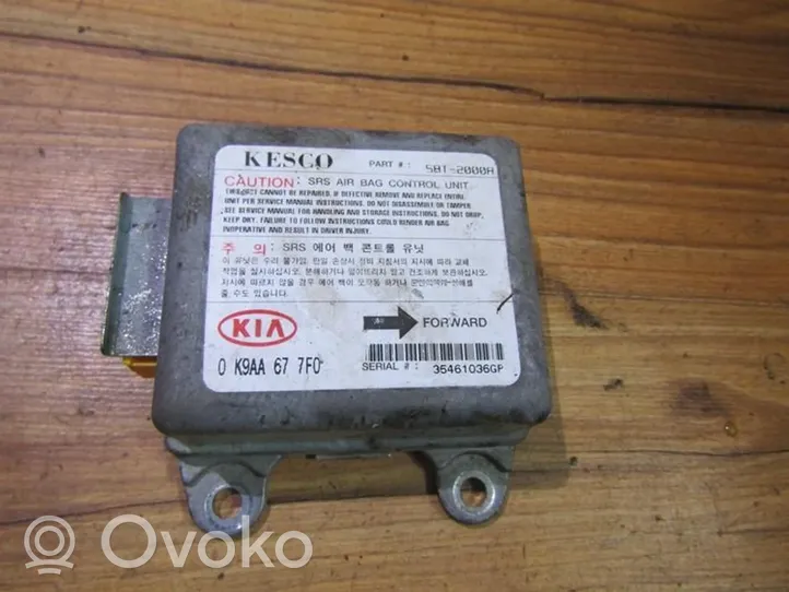 KIA Clarus Module de contrôle airbag 0k9aa677f0