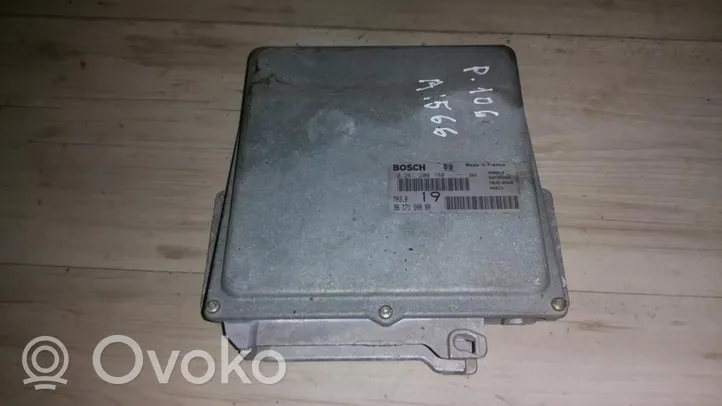 Peugeot 106 Sterownik / Moduł ECU 0261200780