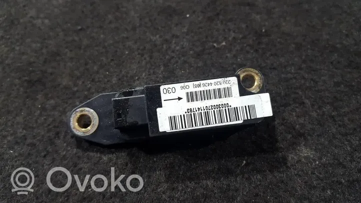 Mercedes-Benz S W220 Sensor impacto/accidente para activar Airbag 2208204426