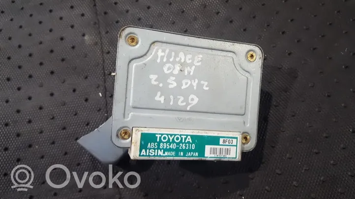 Toyota Hiace (H200) Bloc ABS 8954026310