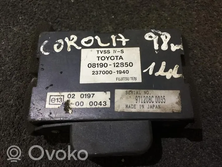 Toyota Corolla E110 Muut ohjainlaitteet/moduulit 0819012850