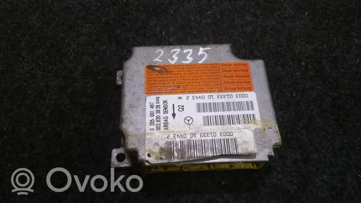 Mercedes-Benz S W220 Airbag control unit/module 0285001467