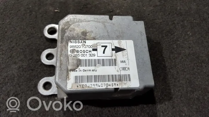 Nissan Primera Turvatyynyn ohjainlaite/moduuli 0285001329