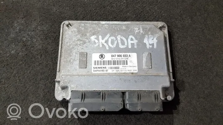 Skoda Fabia Mk1 (6Y) Centralina/modulo del motore 047906033A