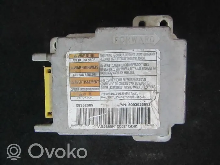 Opel Frontera B Module de contrôle airbag 8093526892