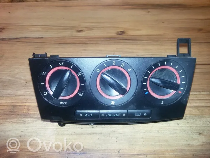 Mazda 3 I Gaisa kondicioniera / klimata kontroles / salona apsildes vadības bloks (salonā) C4429