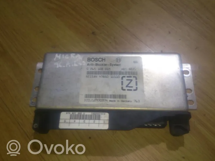 Nissan Micra Sterownik / moduł ABS 0265108019